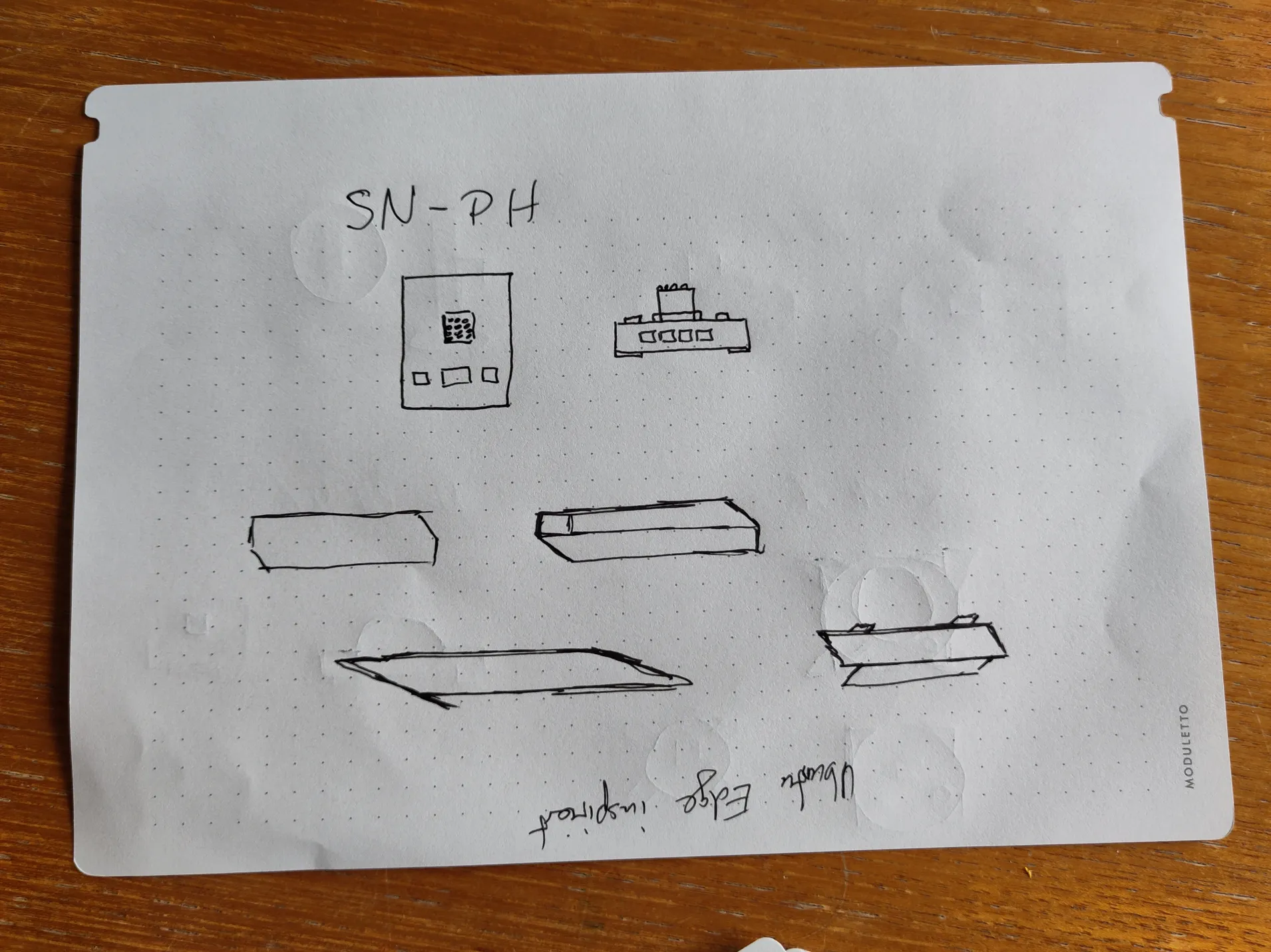 Sketch of a RooK console with LEGO parts